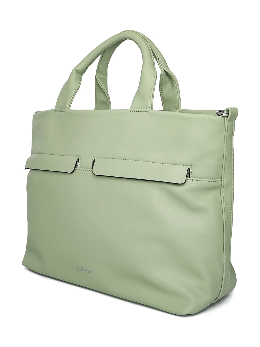 Зеленая сумка-шоппер